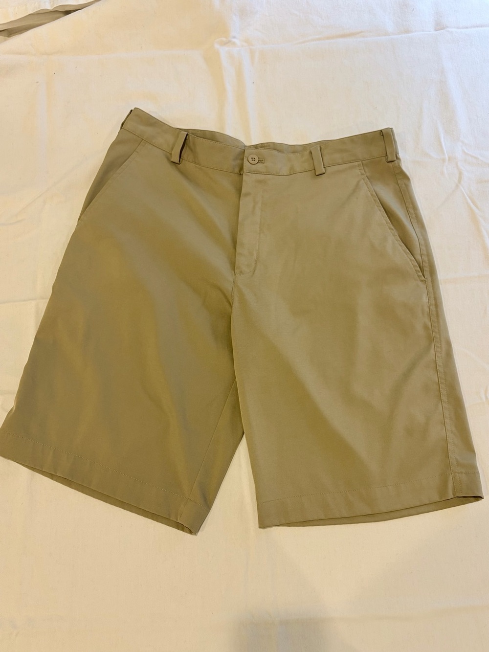 Nike Men's Khaki Flat Front Shorts